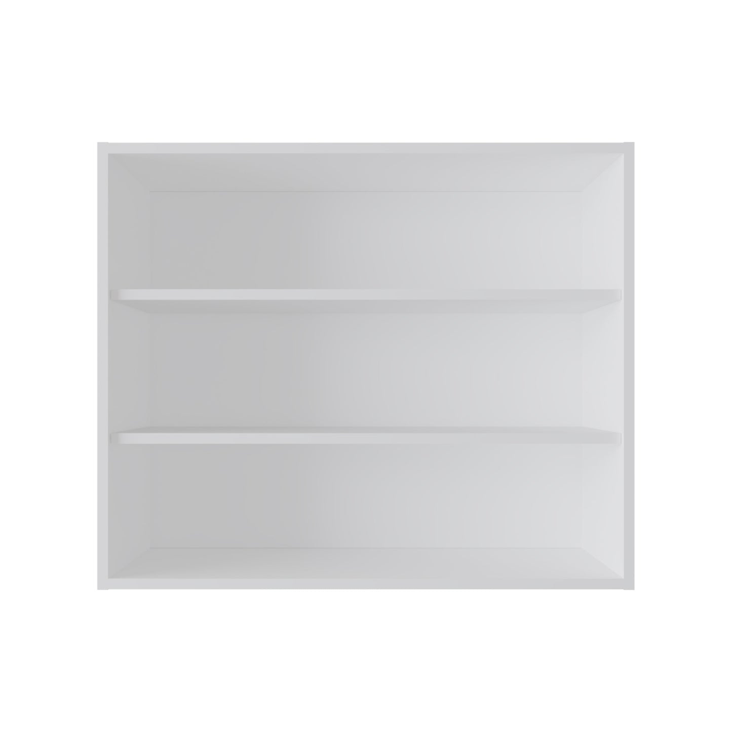 Chinle Wall Cabinet in Melamine with Open Storage