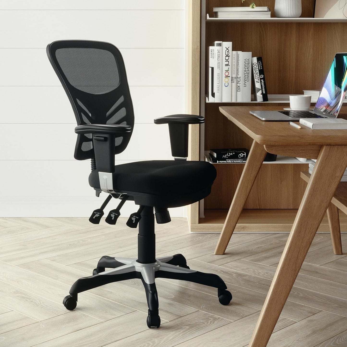 Ergonomic Mesh Office Chair With Adjustable Lumbar Black