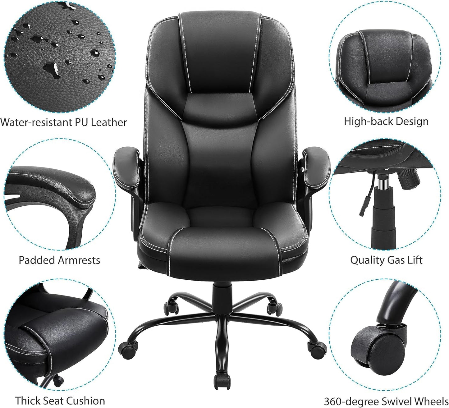 Big And Tall Ergonomic Executive Chair For Office Use