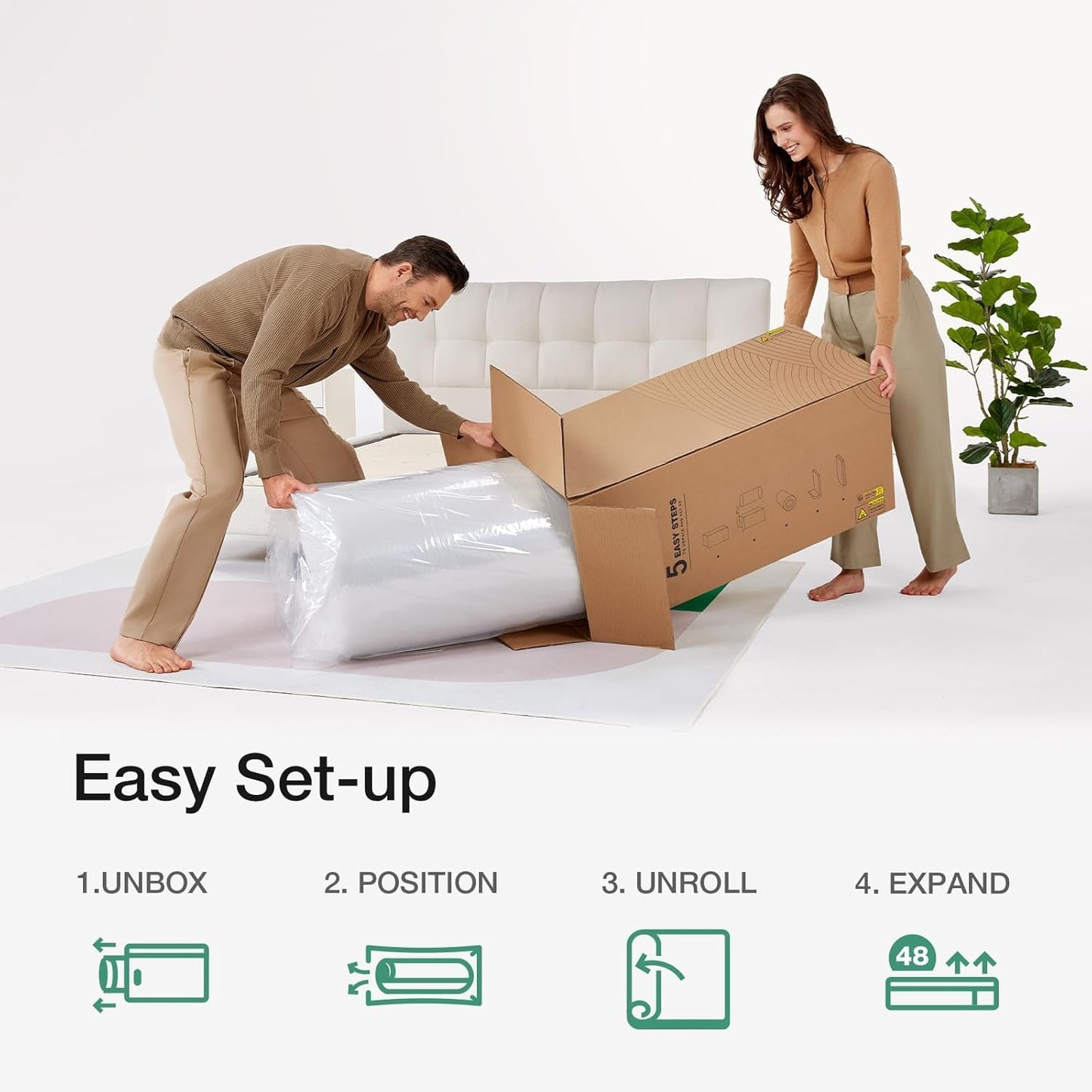 Twin 6 Inch Bonnell Spring Hybrid Mattress Adaptive Foam