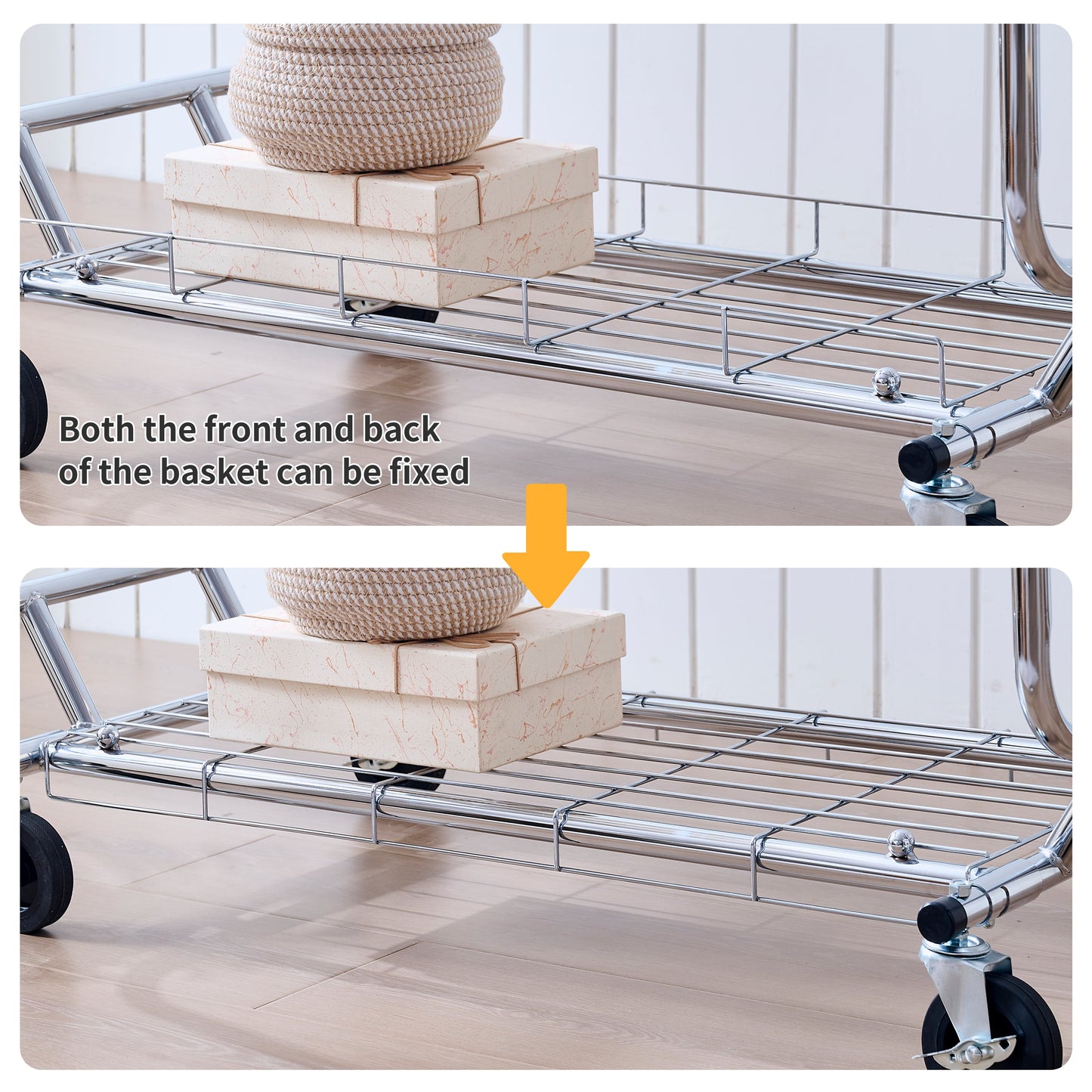 Double Clothing Garment Rack with Shelves