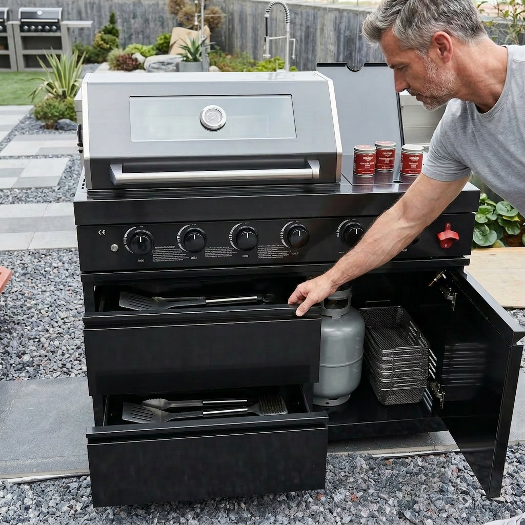 46-Inch Stainless Steel Outdoor Grill
