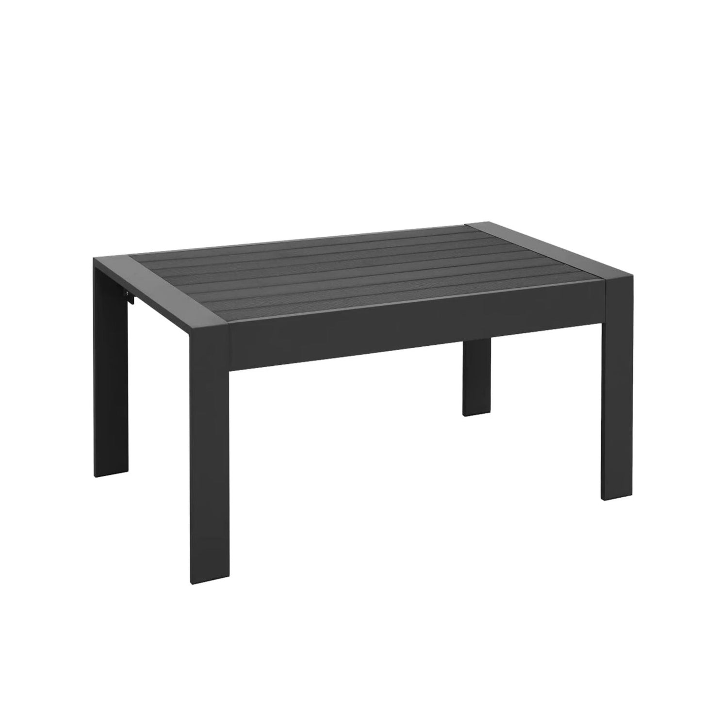 4-Piece Modern Aluminum Patio Conversation Set