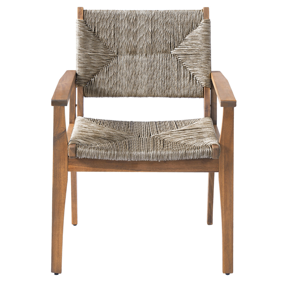 Durable Outdoor Dining Chair with Acacia Wood Frame