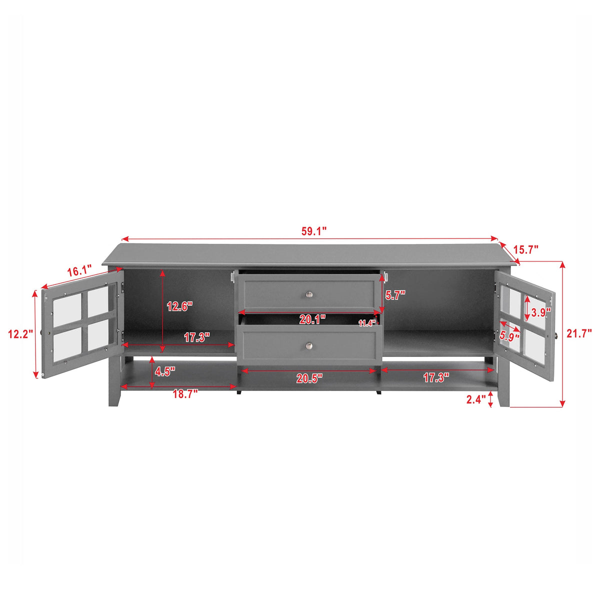 TV Stand for TVs Up to 60''