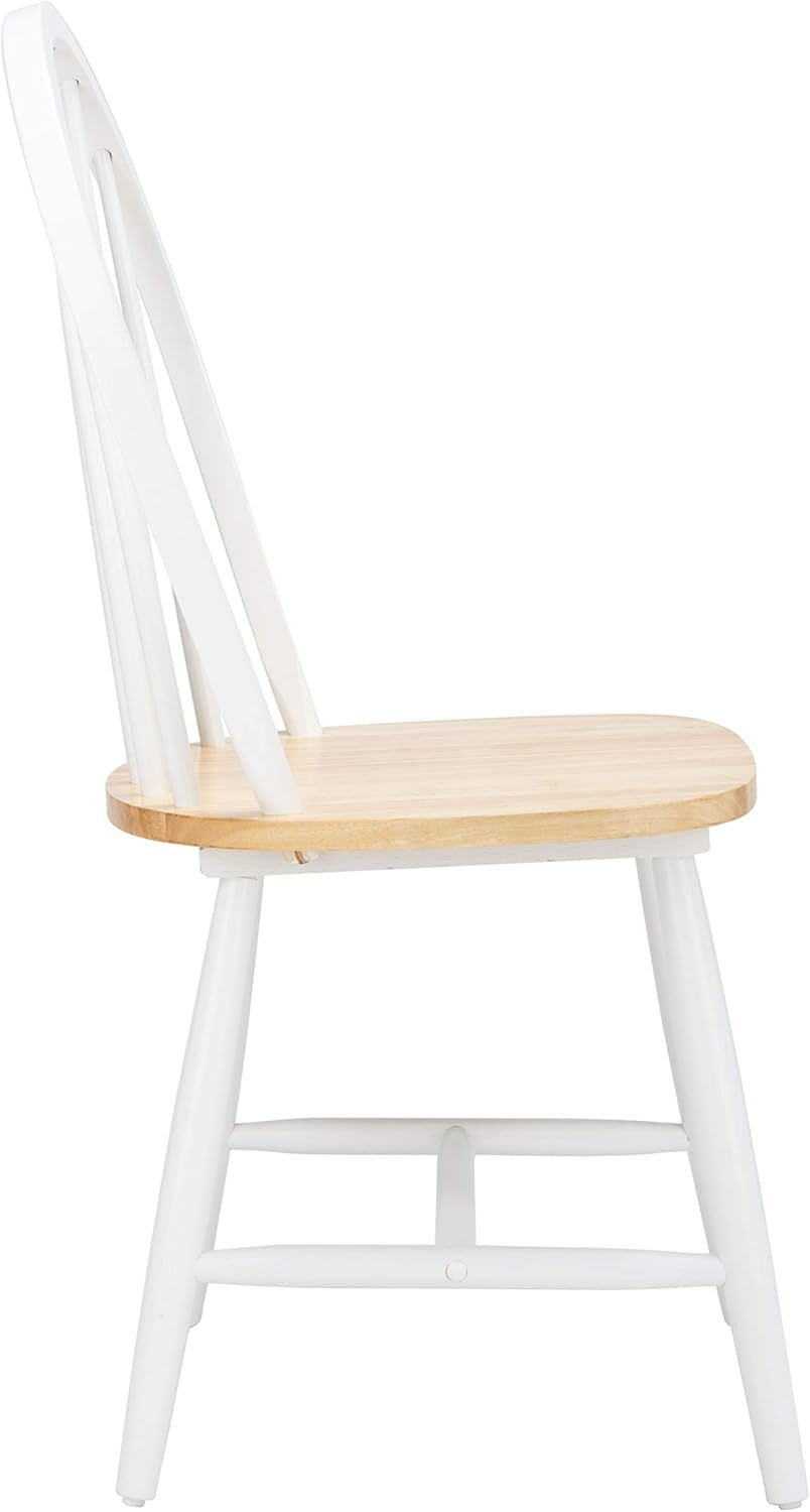 Farmhouse 18 Inch Black Spindle Back Dining Chairs Set Of 2