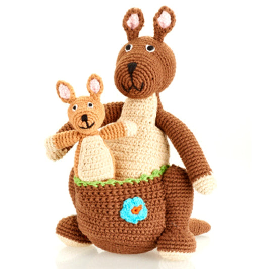 Large Animal Kangaroo with Kid