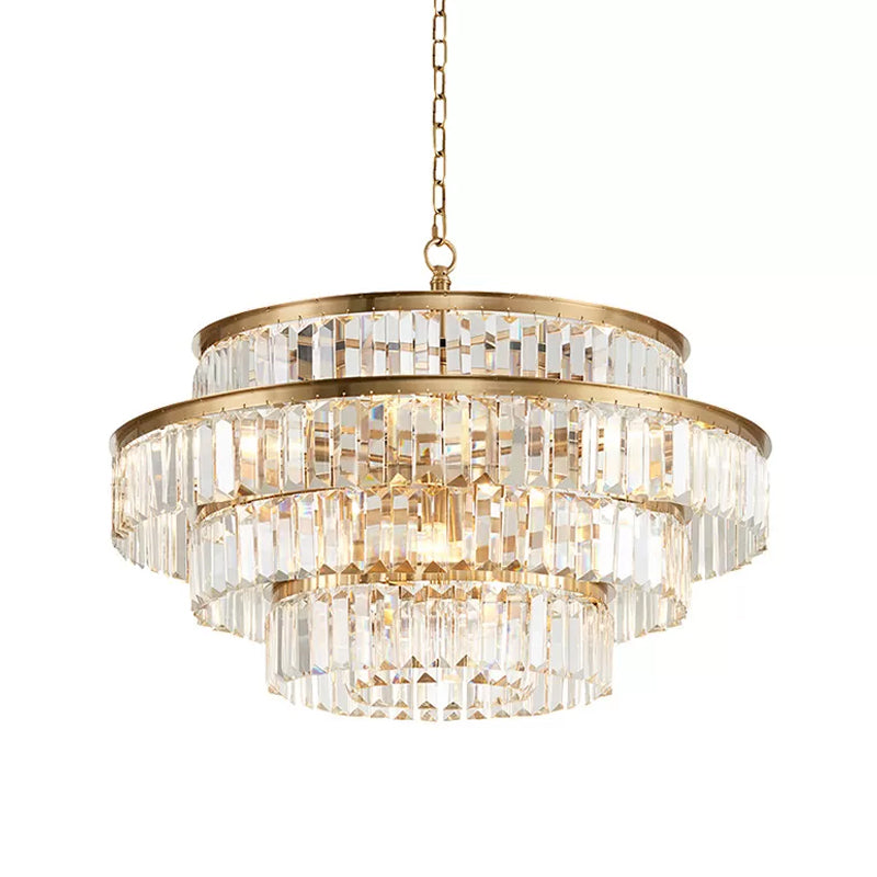 Cascading Brilliance: A Majestic Centerpiece for Your Dining Room