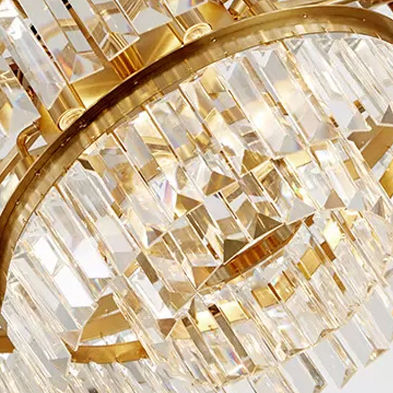 Cascading Brilliance: A Majestic Centerpiece for Your Dining Room