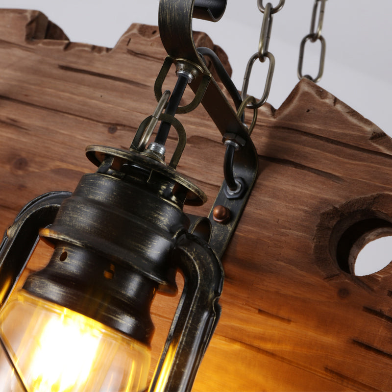 Embrace Coastal Charm with the Black Kerosene Chandelier