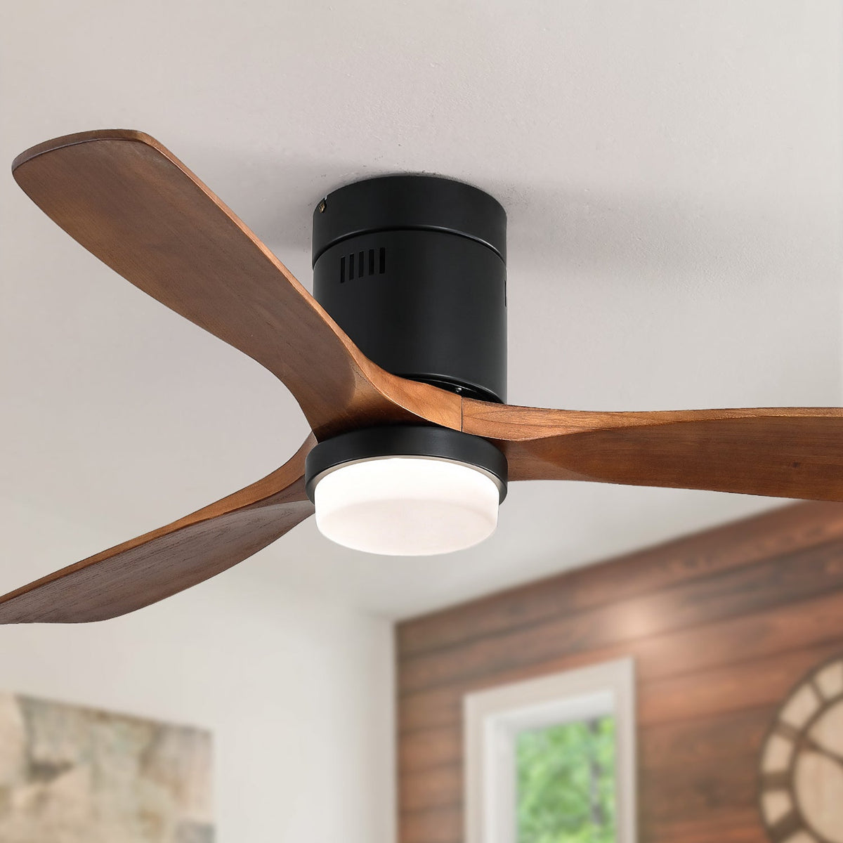 52 Inch Indoor Ceiling Fan With Lights