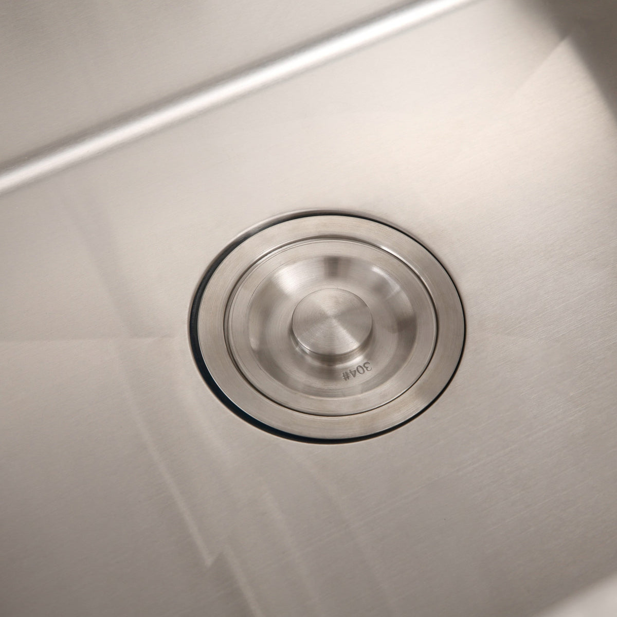 24-Inch Stainless Steel Washing Sink with Faucet Hoses and Drain Head