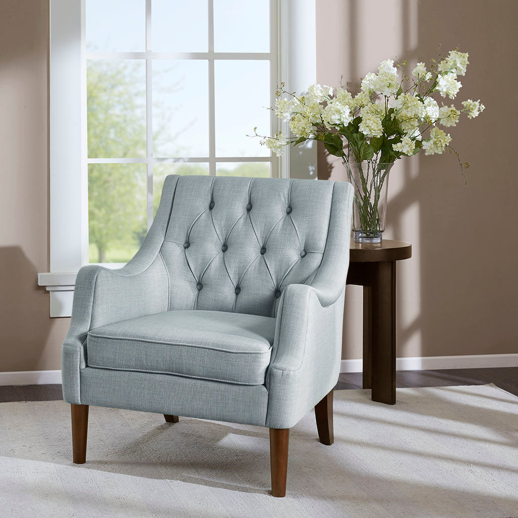 Button Tufted Accent Chair