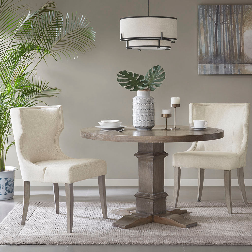 Upholstered Wingback Dining Chair