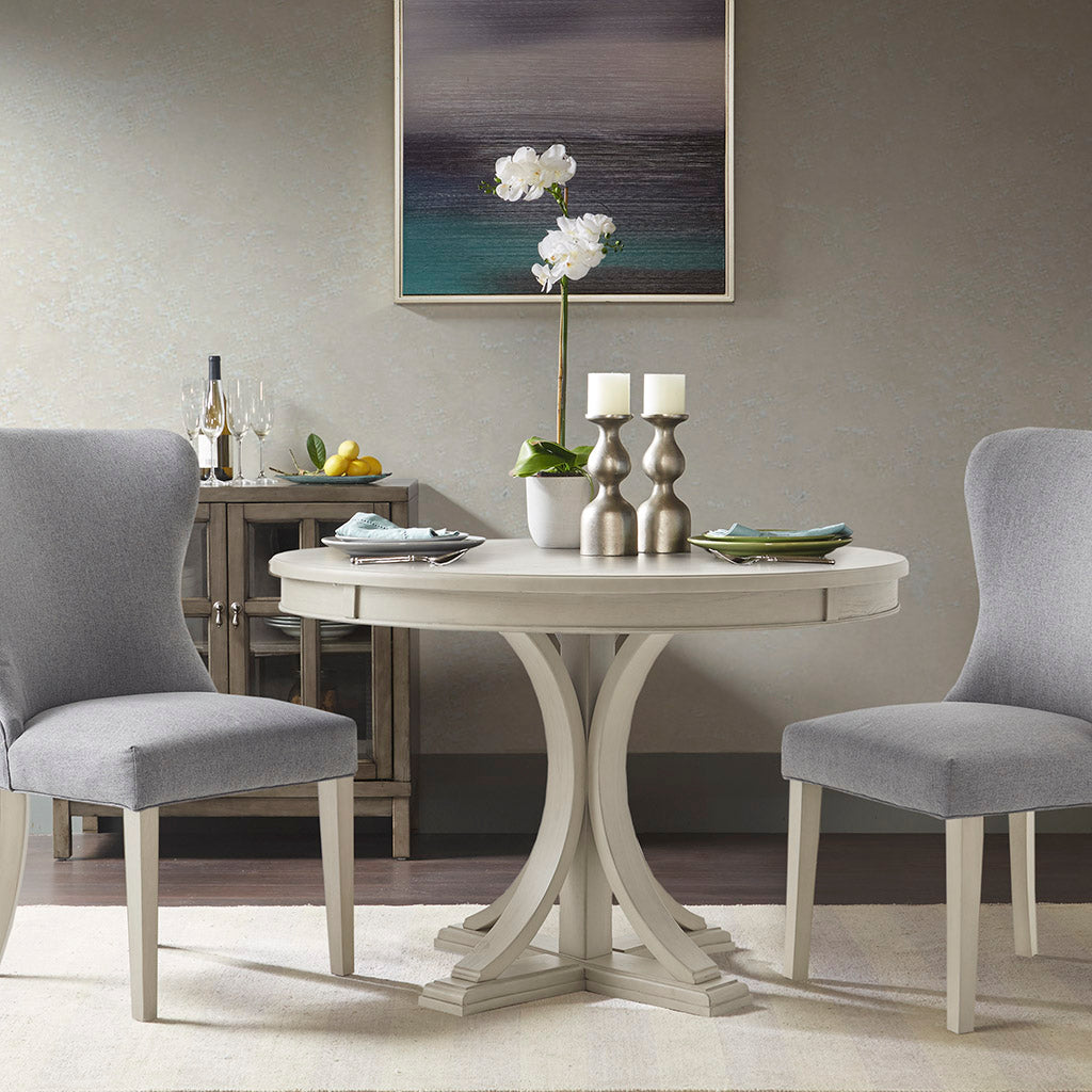 44" Round Dining Table, Solid Wood Finish