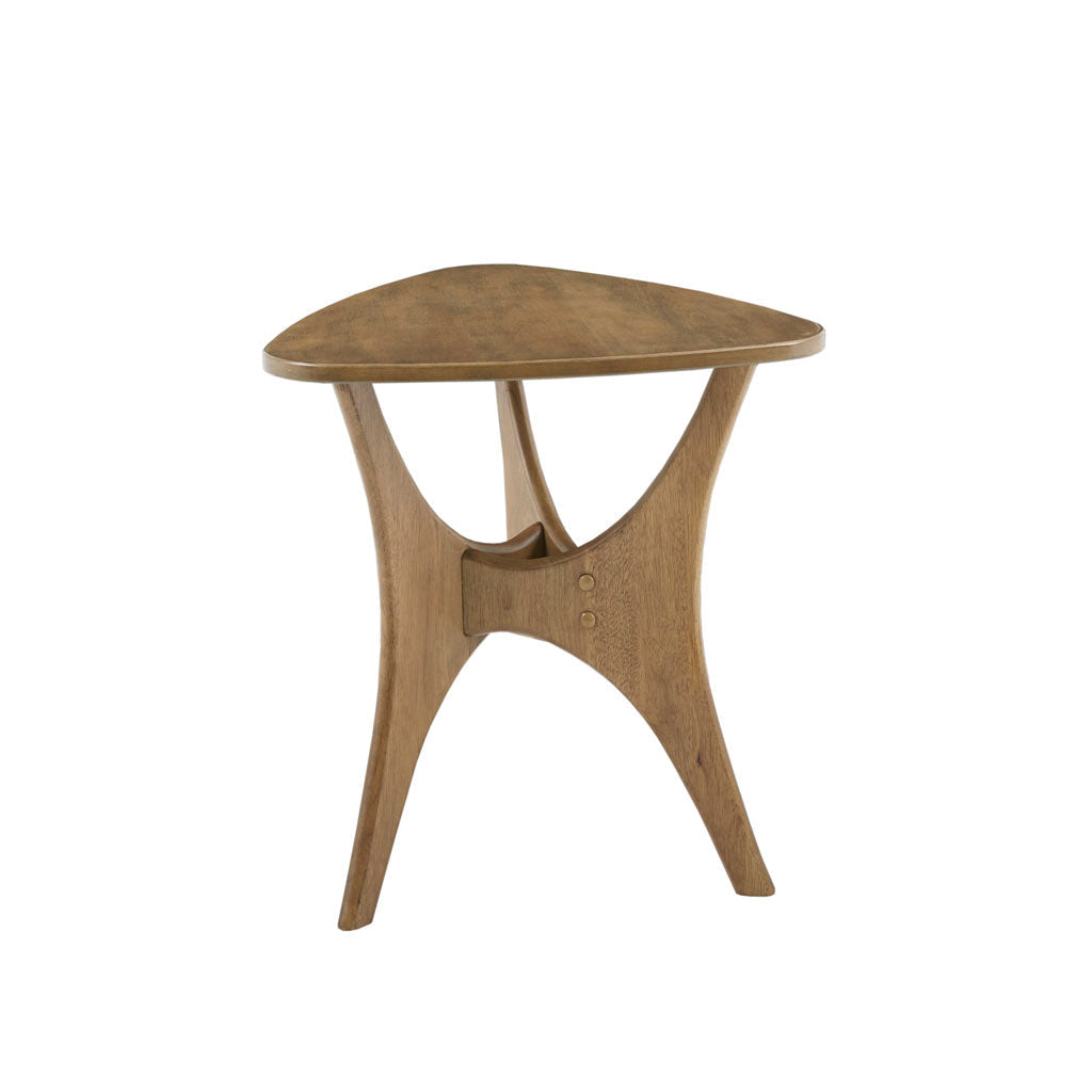 Triangle Wood Side Table
