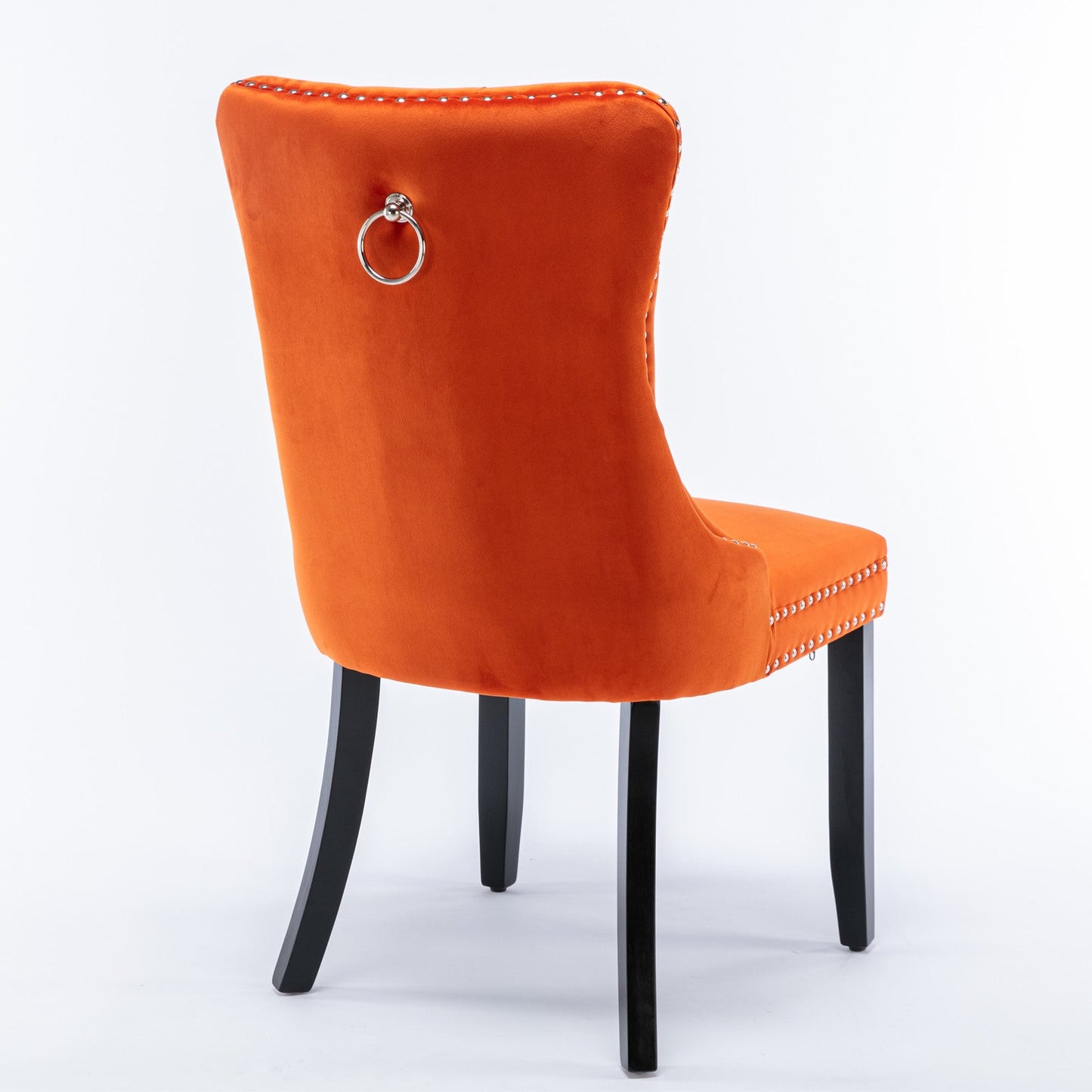 Nikki Collection Modern Velvet Upholstered Dining Chair Set