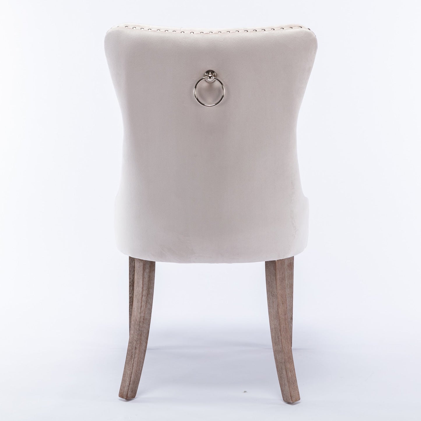 Nikki Collection Modern Velvet Upholstered Dining Chair Set