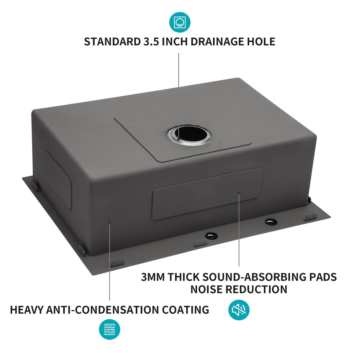 30" Single Bowl Topmount Kitchen Sink