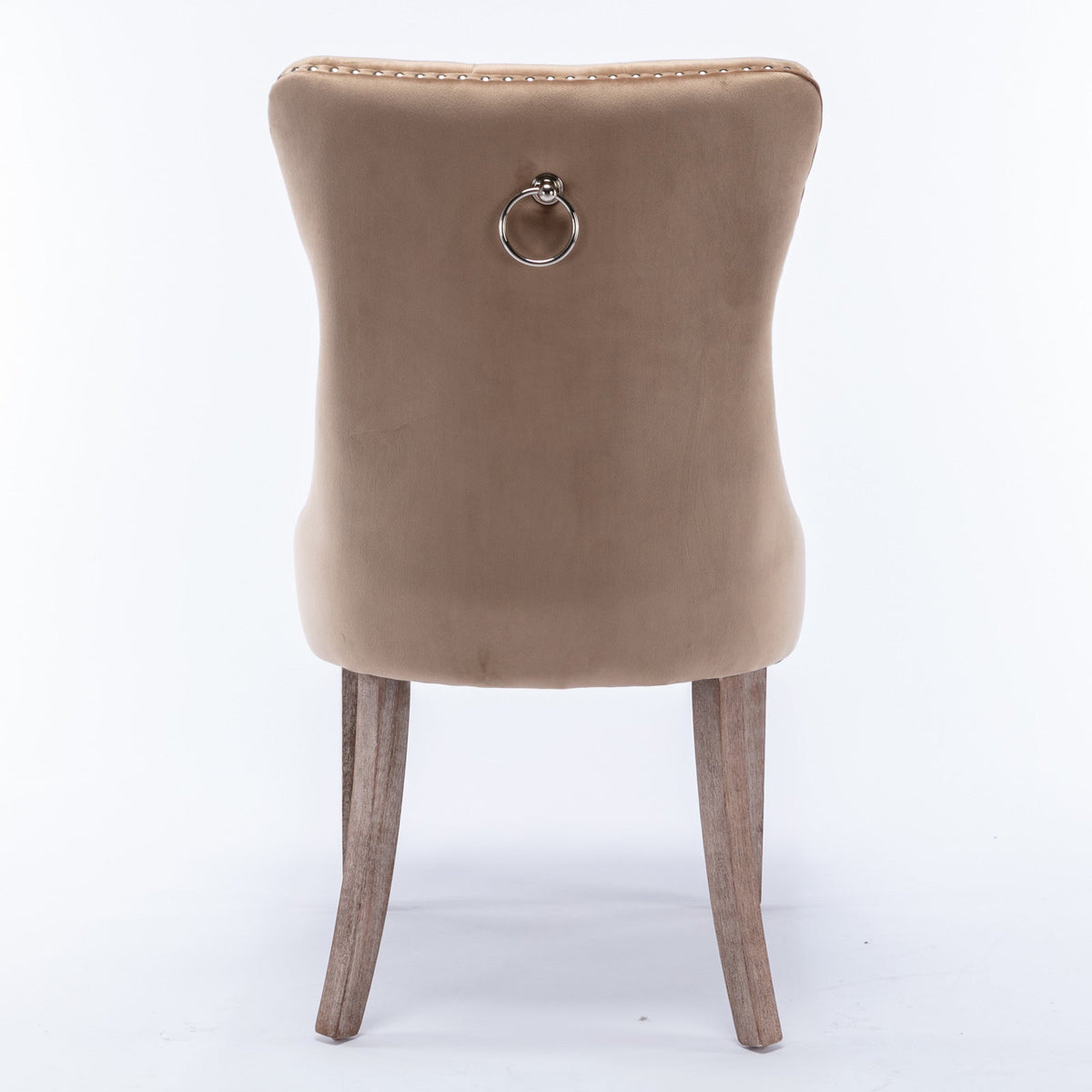 Nikki Collection Velvet Upholstered Dining Chair Set