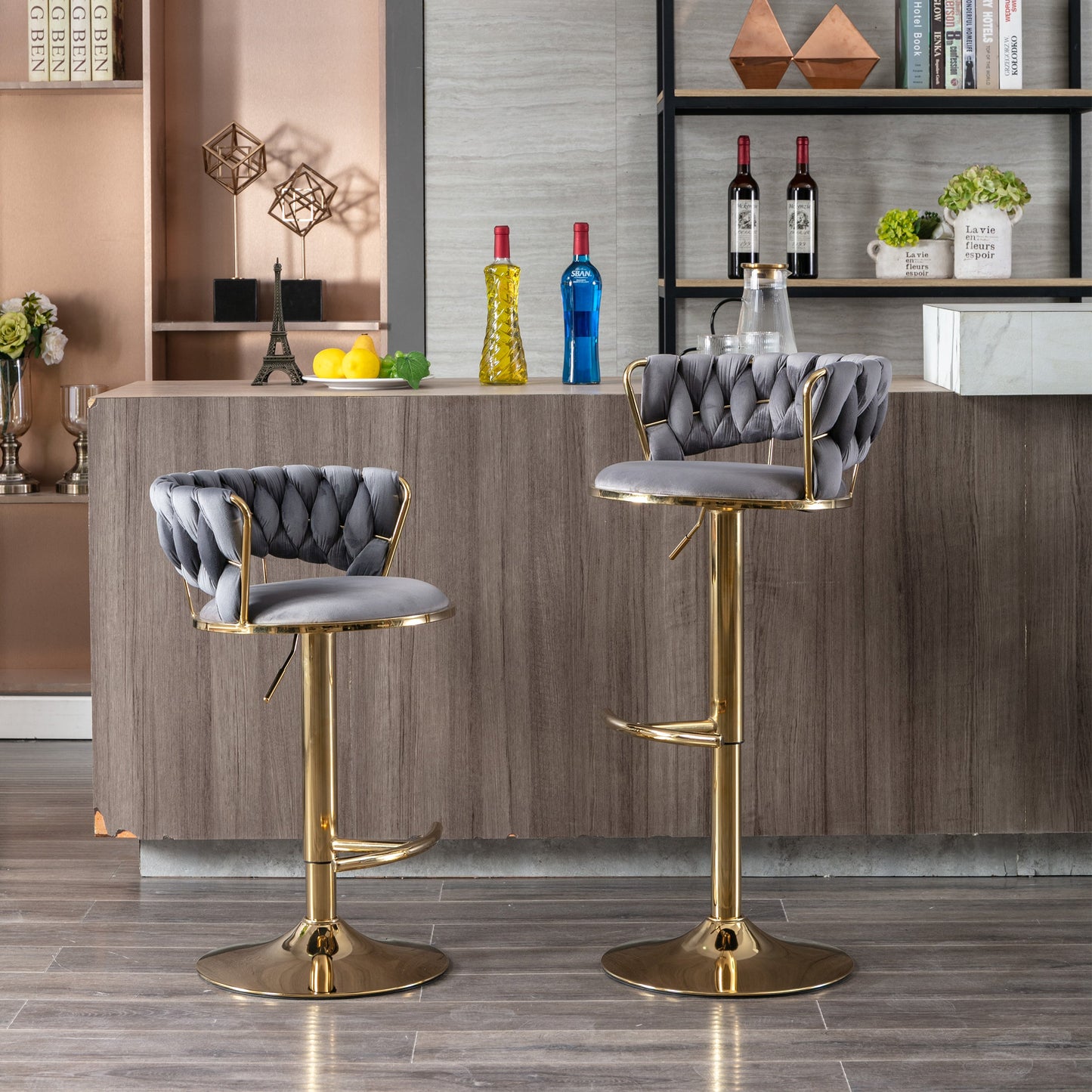 Set of 2 Bar Stools