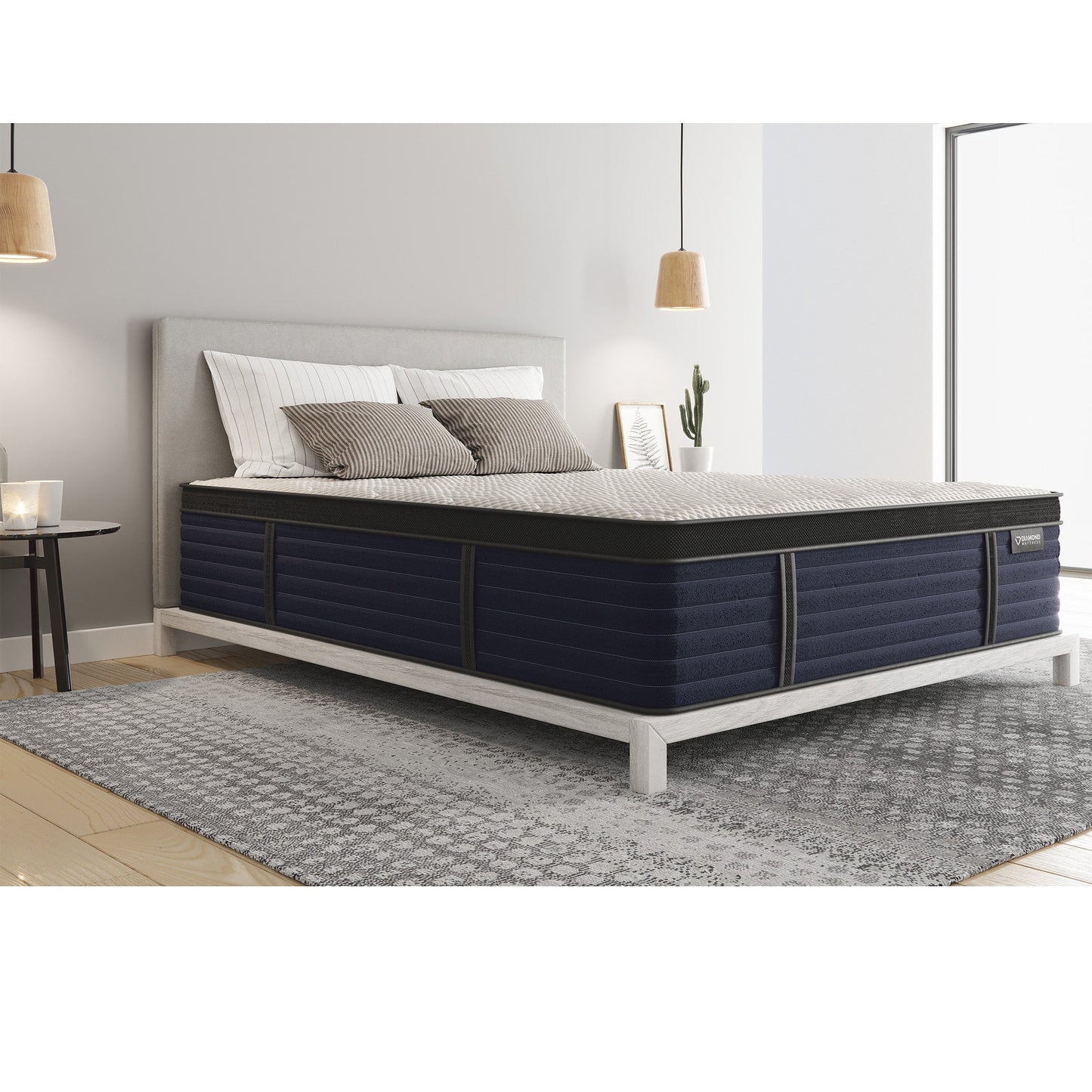 Diamond Hughes Cool Responsive Pressure Relieving Latex Hybrid Mattress