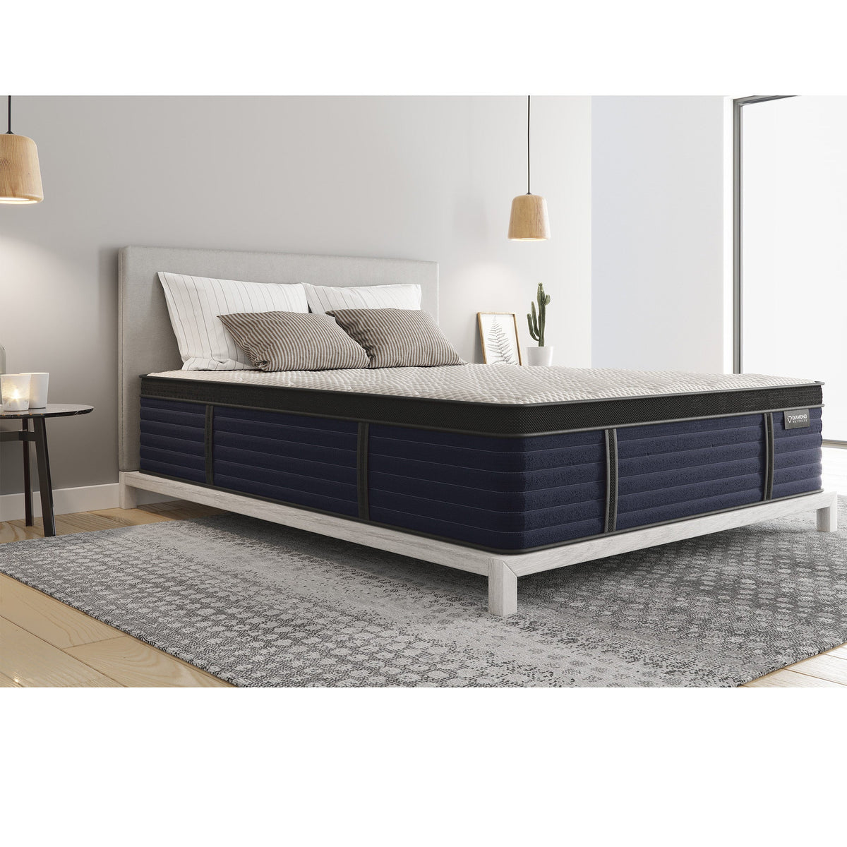 Diamond Hughes Cool Responsive, Pressure Relieving Latex Hybrid Mattress