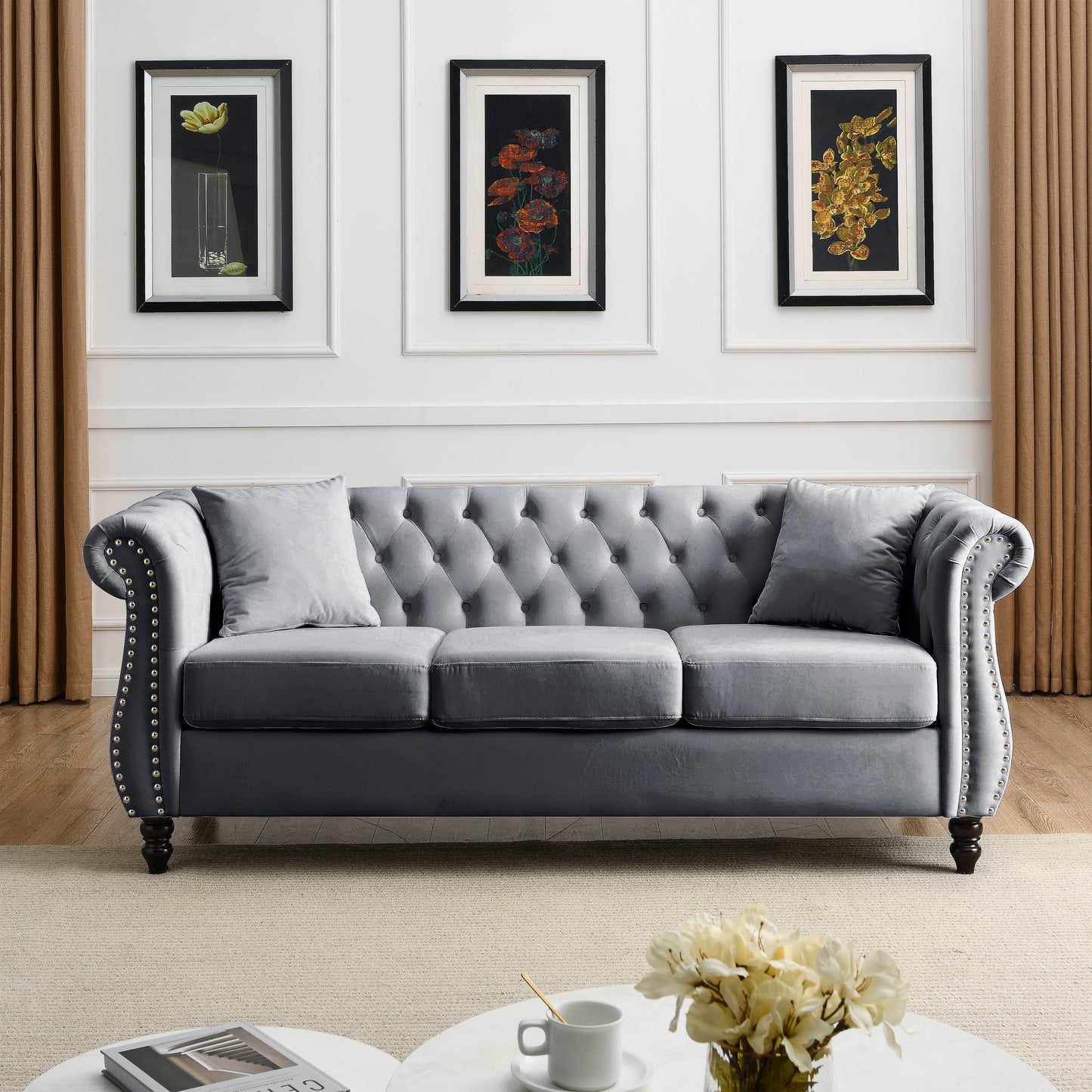 80" Chesterfield Sofa
