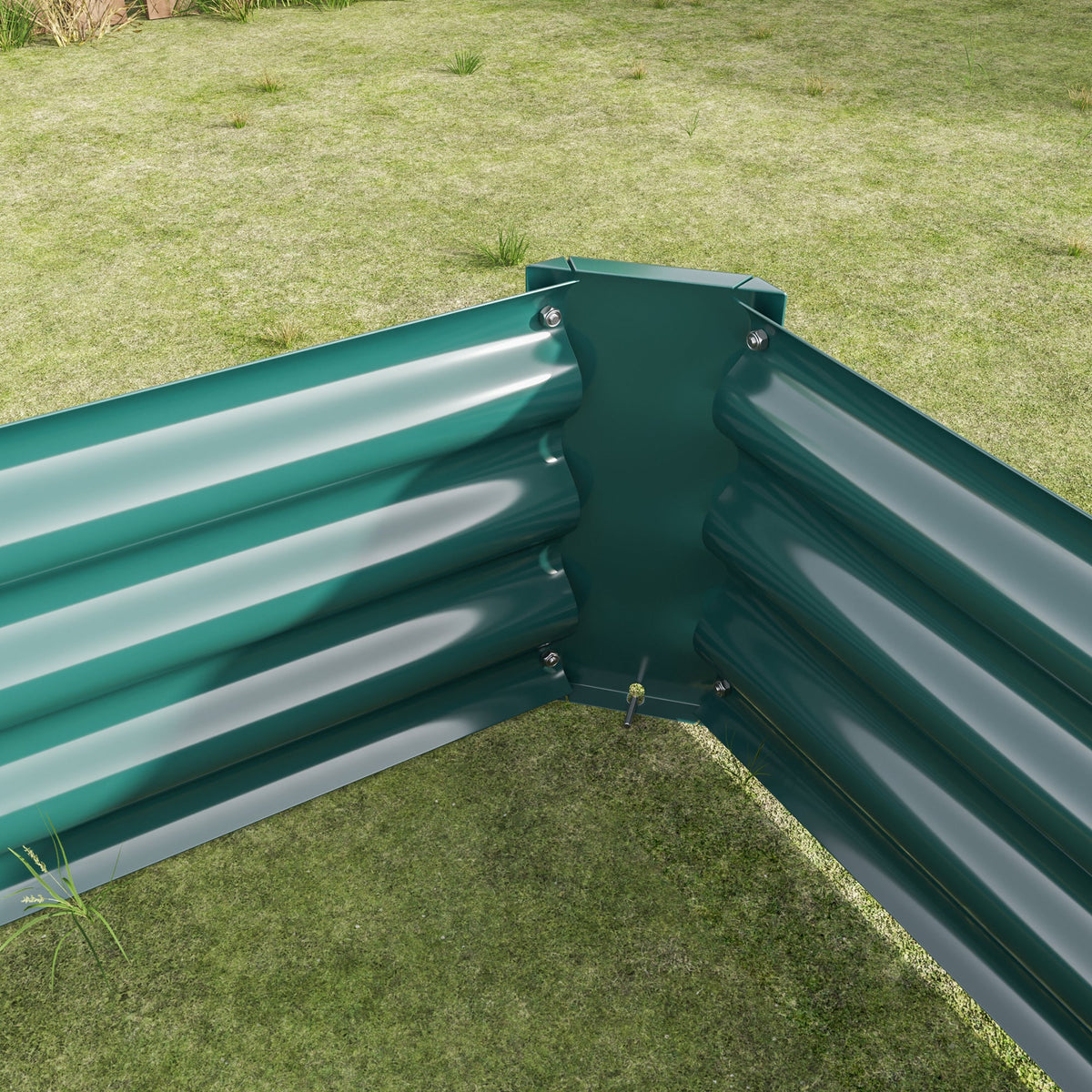 Metal Raised Garden Bed - Rectangle Planter