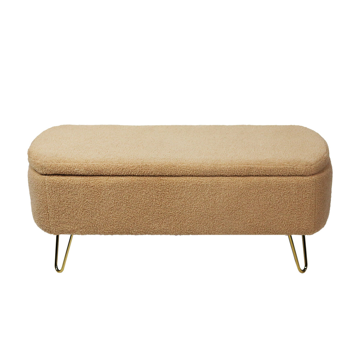 Camel Storage Ottoman Bench for End of Bed