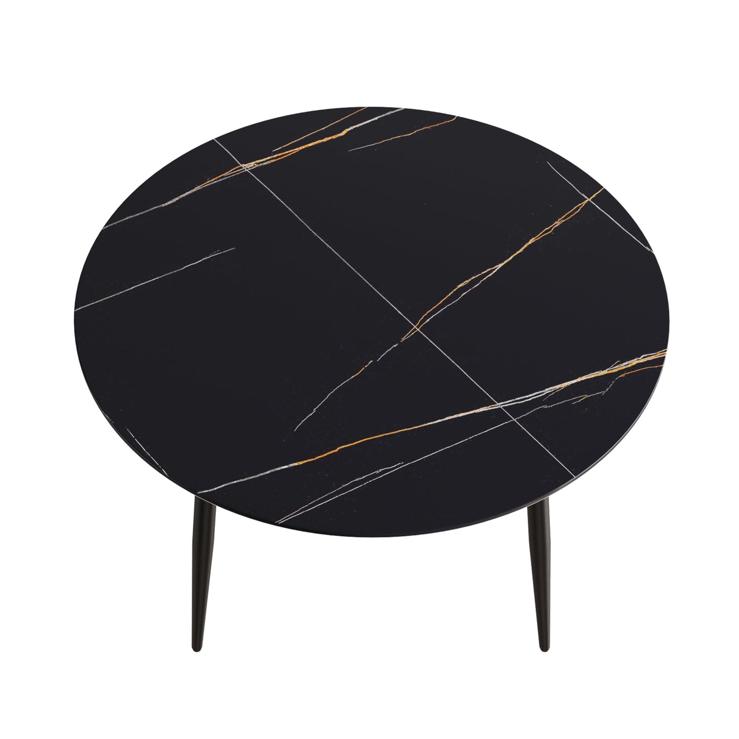 53.15" Modern Artificial Stone Dining Table
