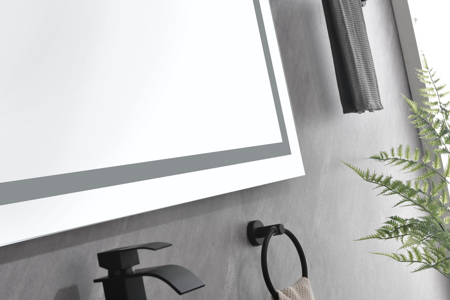 LED Bathroom Mirror 84"x48" with Front and Backlight