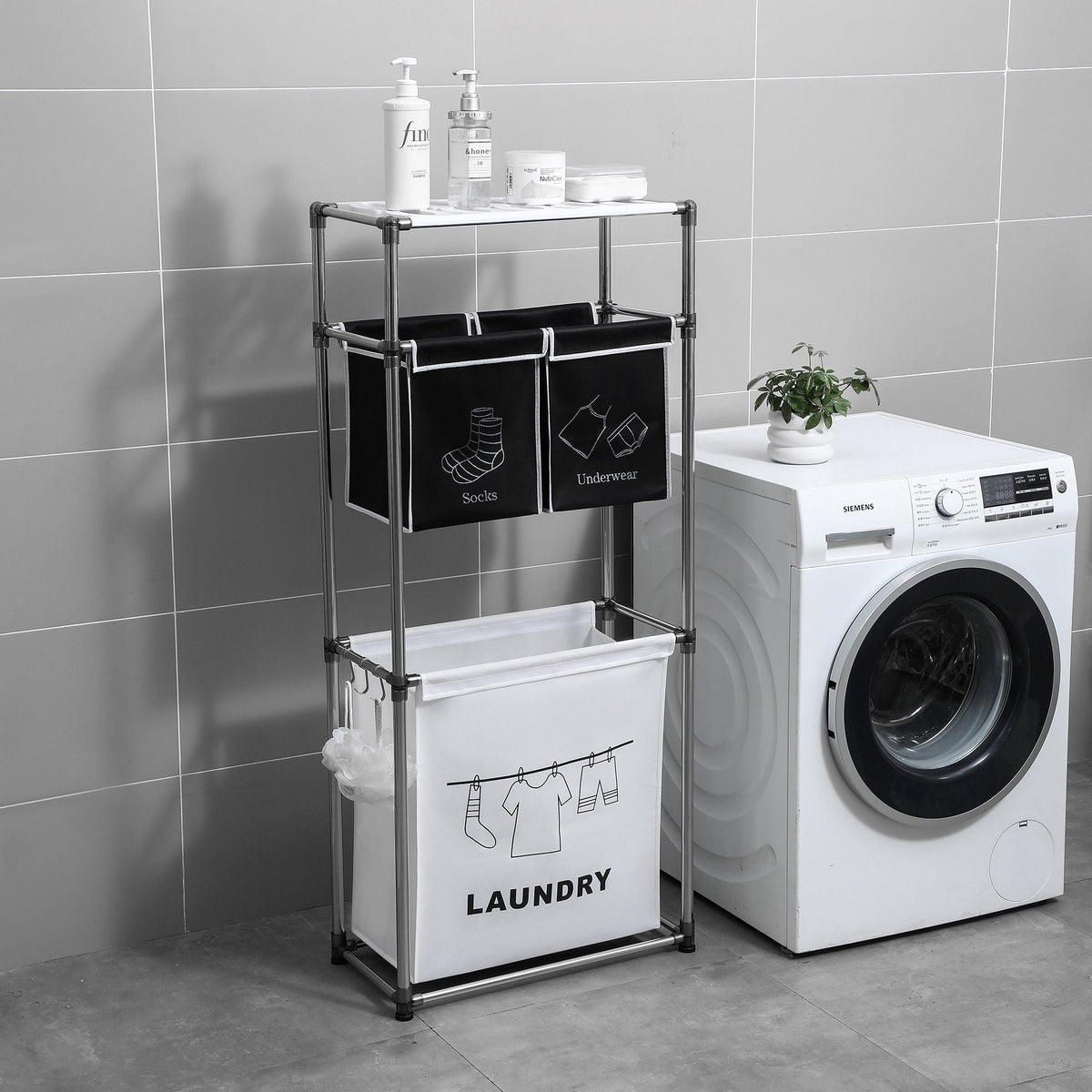 Laundry Hamper 3 Tier Laundry Sorter