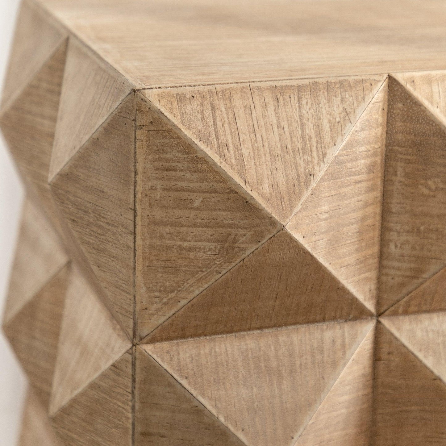 24" Height Three-dimensional Embossed Pattern Design Retro Coffee Table MDF Retro Furniture