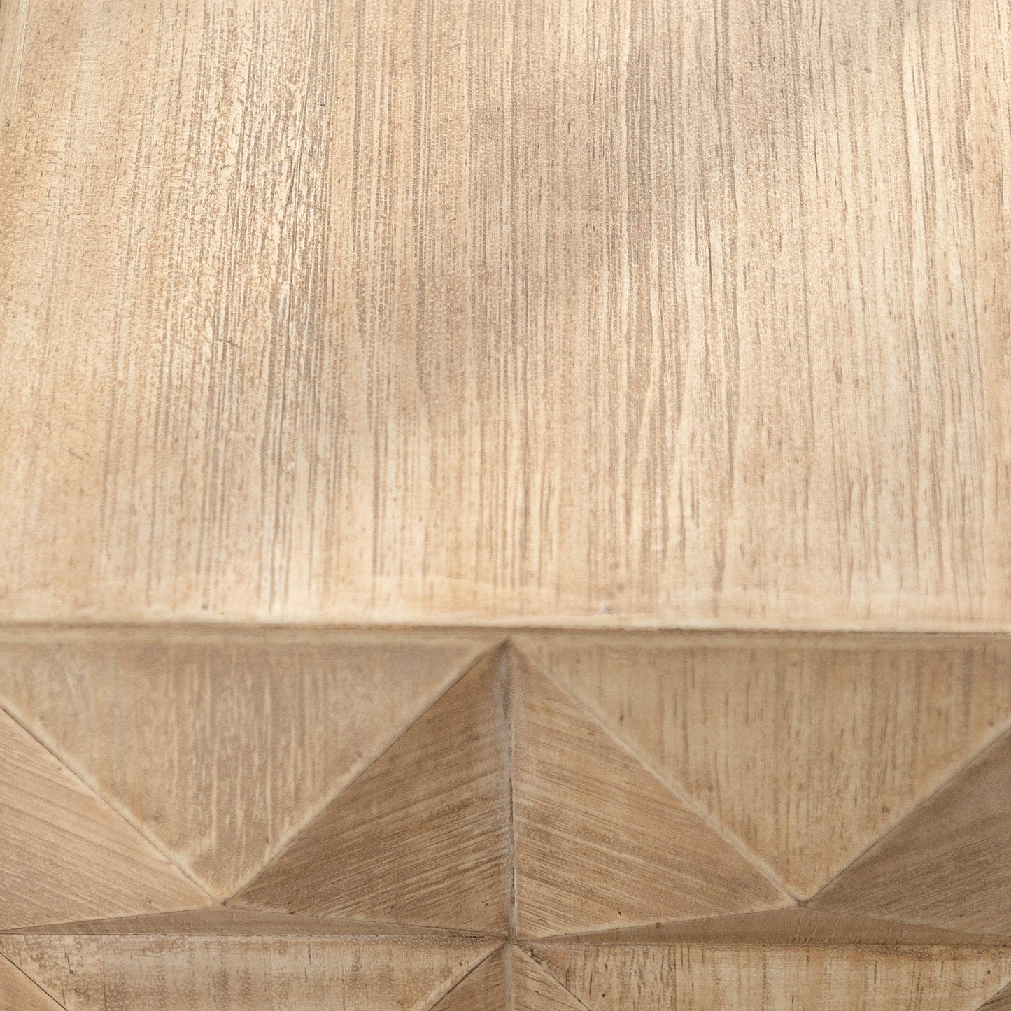 24" Height Three-dimensional Embossed Pattern Design Retro Coffee Table MDF Retro Furniture