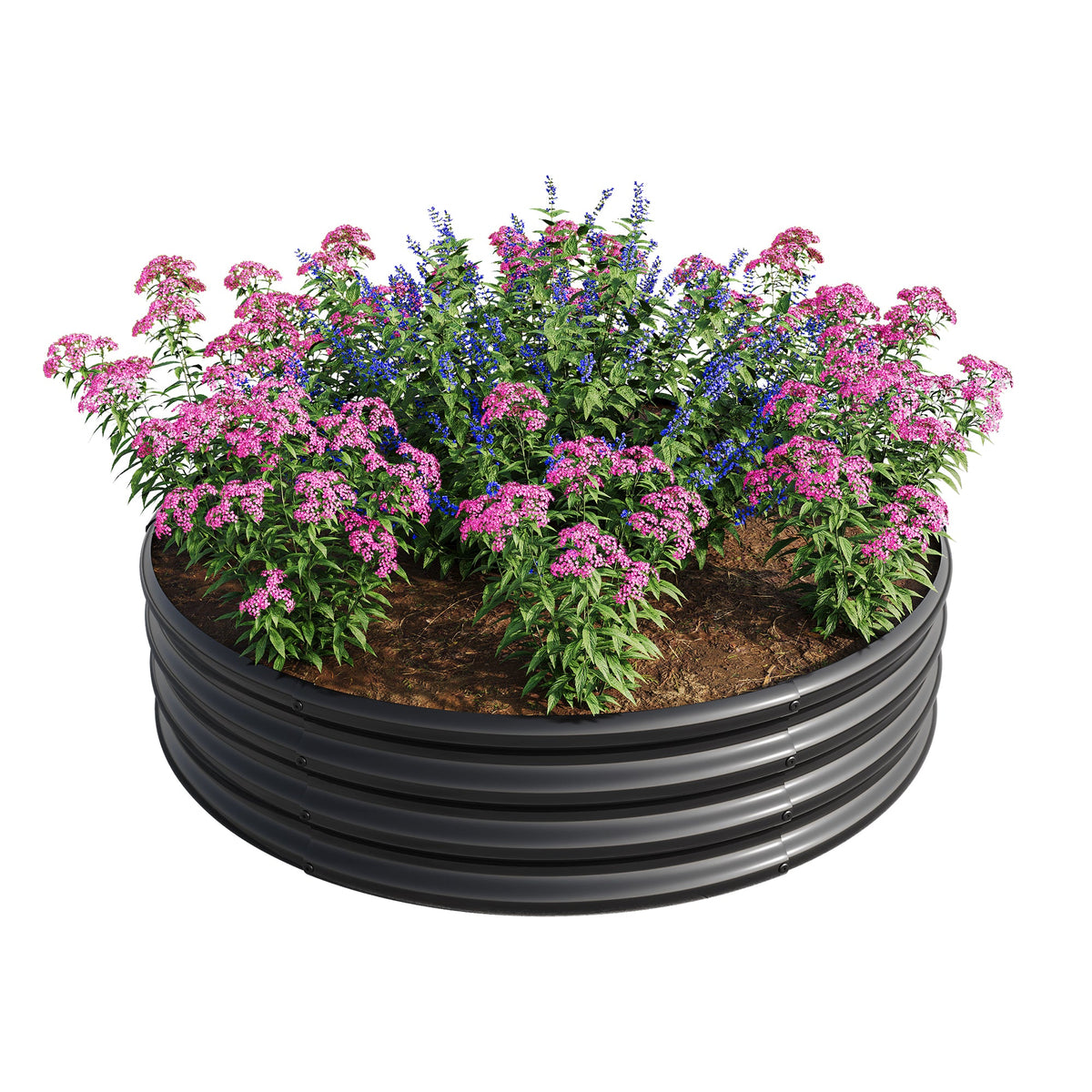 2PCS Tall Round Raised Garden Bed
