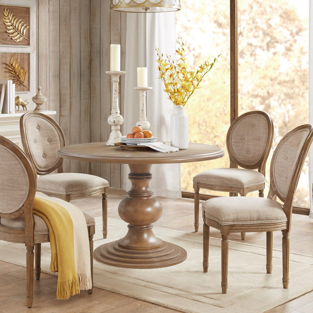 46" Round Pedestal Dining Table - Reclaimed