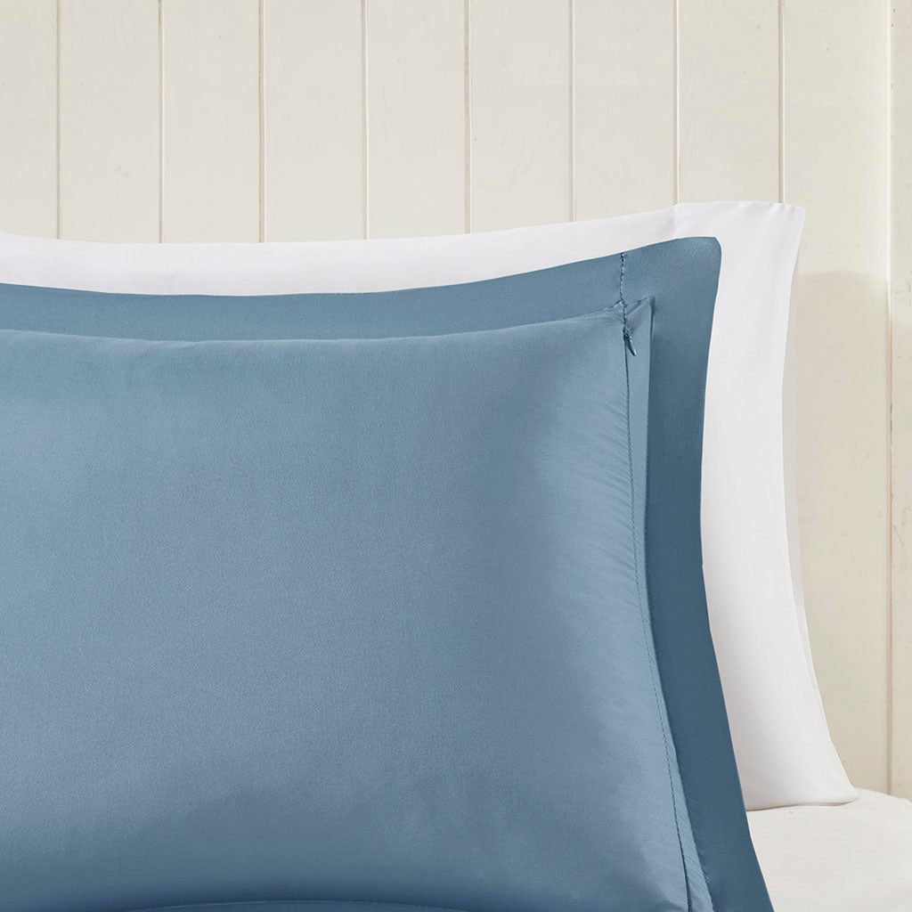 Full/Queen 3M Scotchgard Diamond Quilting Reversible Down Alternative Comforter Set