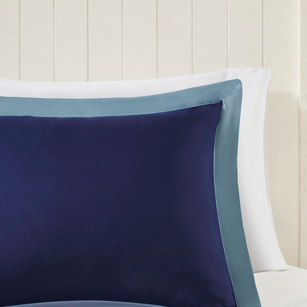 Full/Queen 3M Scotchgard Diamond Quilting Reversible Down Alternative Comforter Set