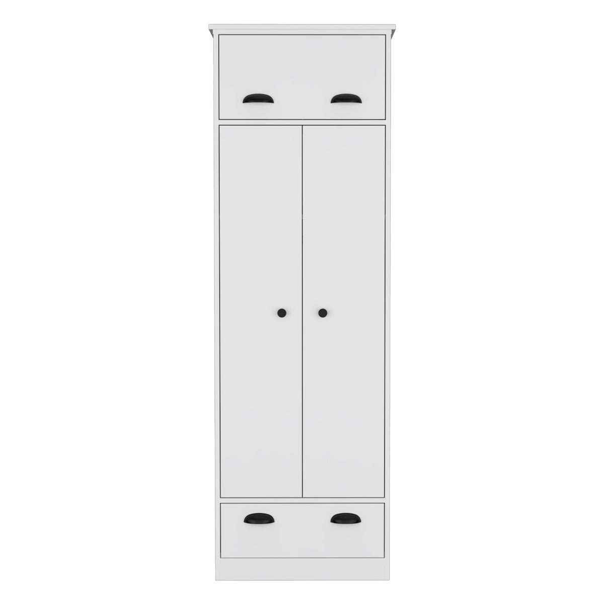 Dresser Closet with Upper Storage and Hanging Space