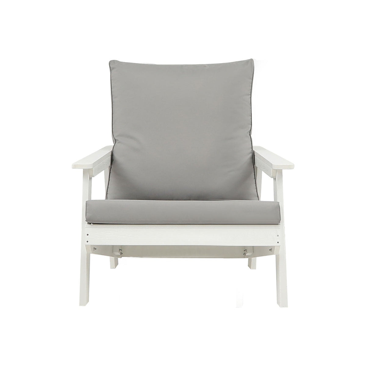 HIPS All-Weather Outdoor Single Sofa with Cushion