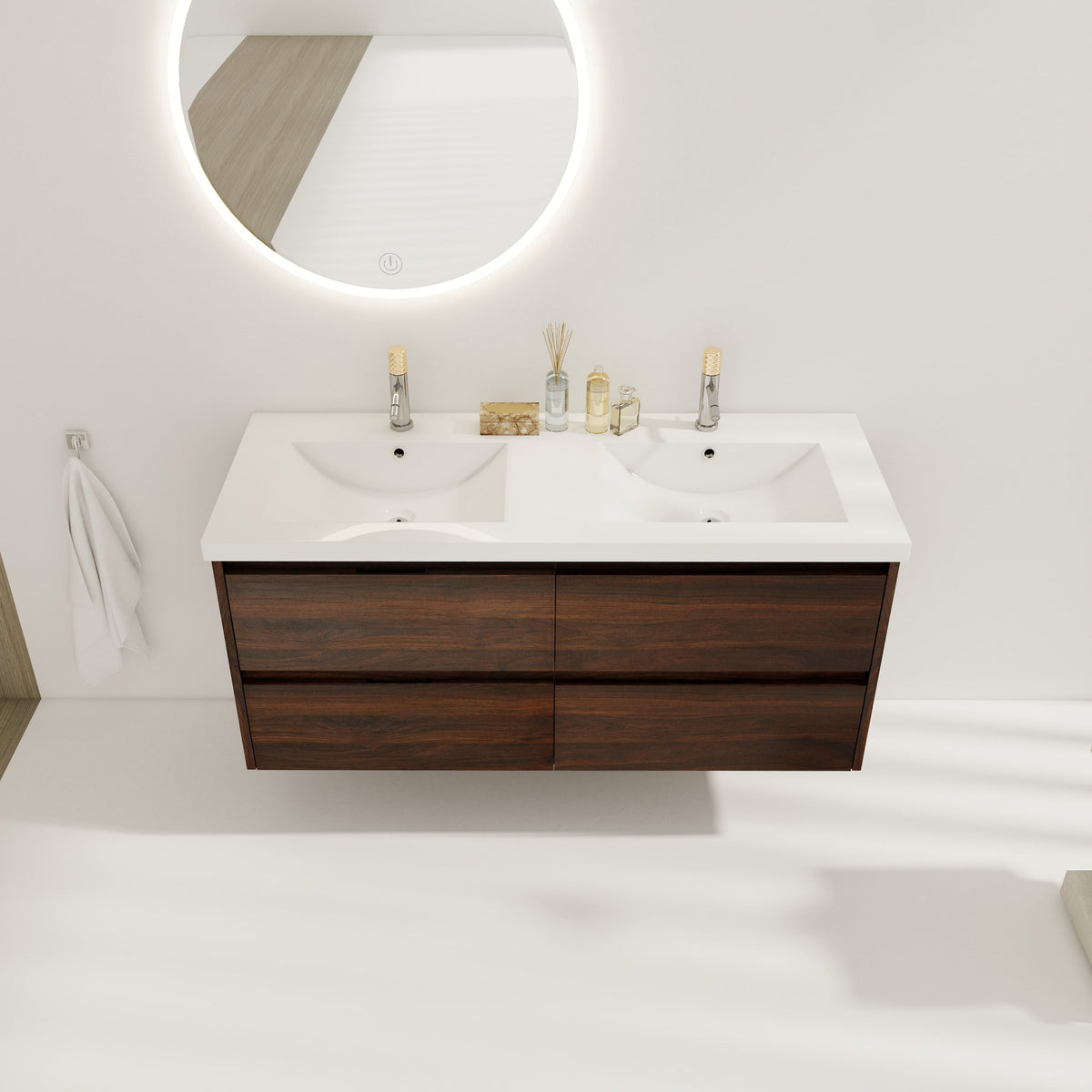 48 Inch Bathroom Vanity With Dual Sink