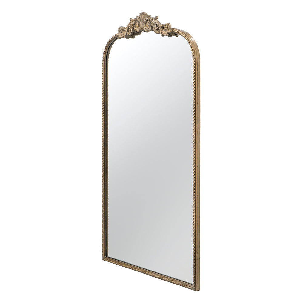 24" x 42" Gold Arch Mirror