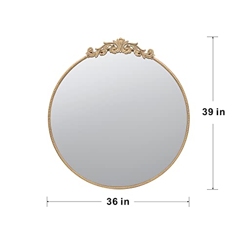 36" x 39" Round Mirror