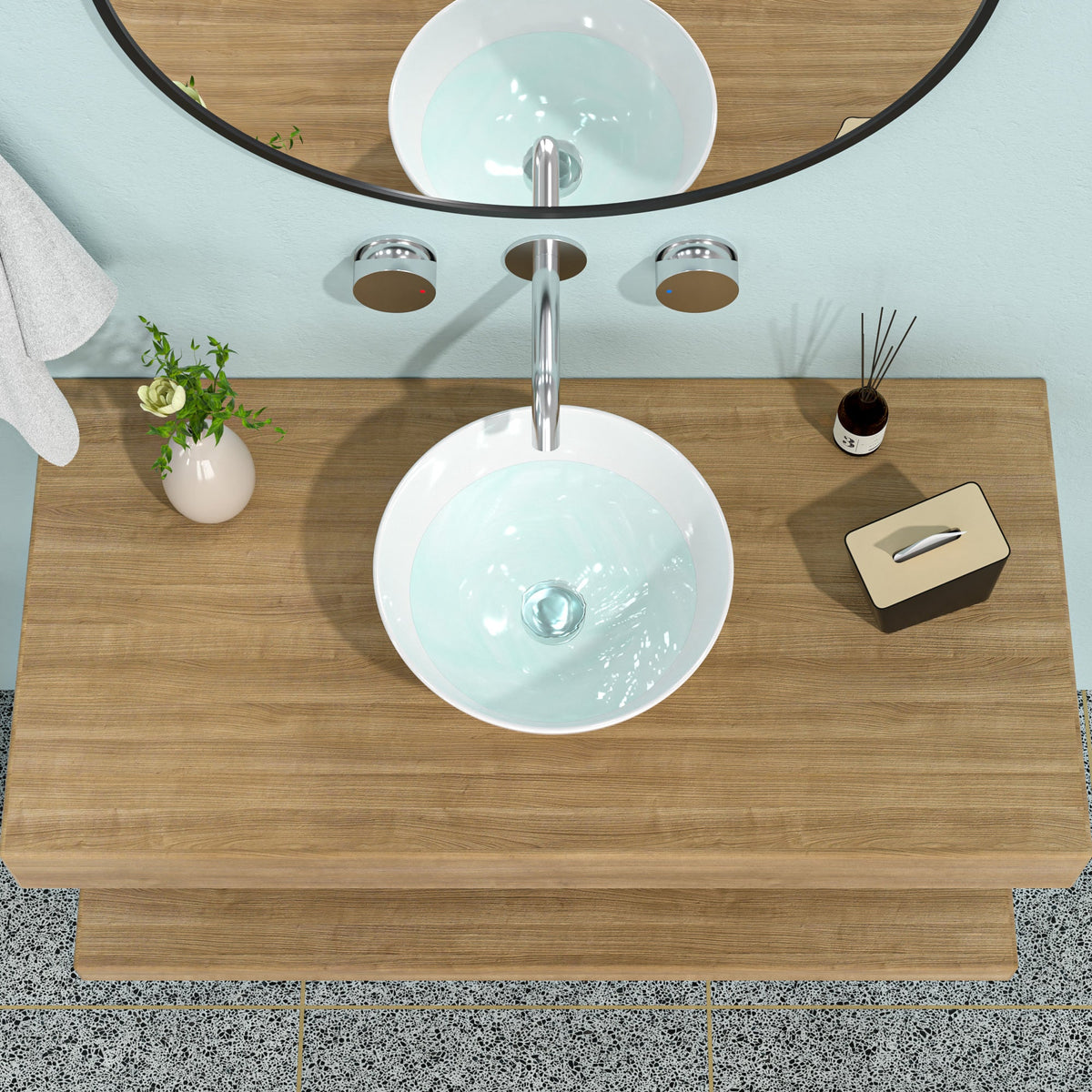13x13 Inch Modern Bathroom Vessel Sink