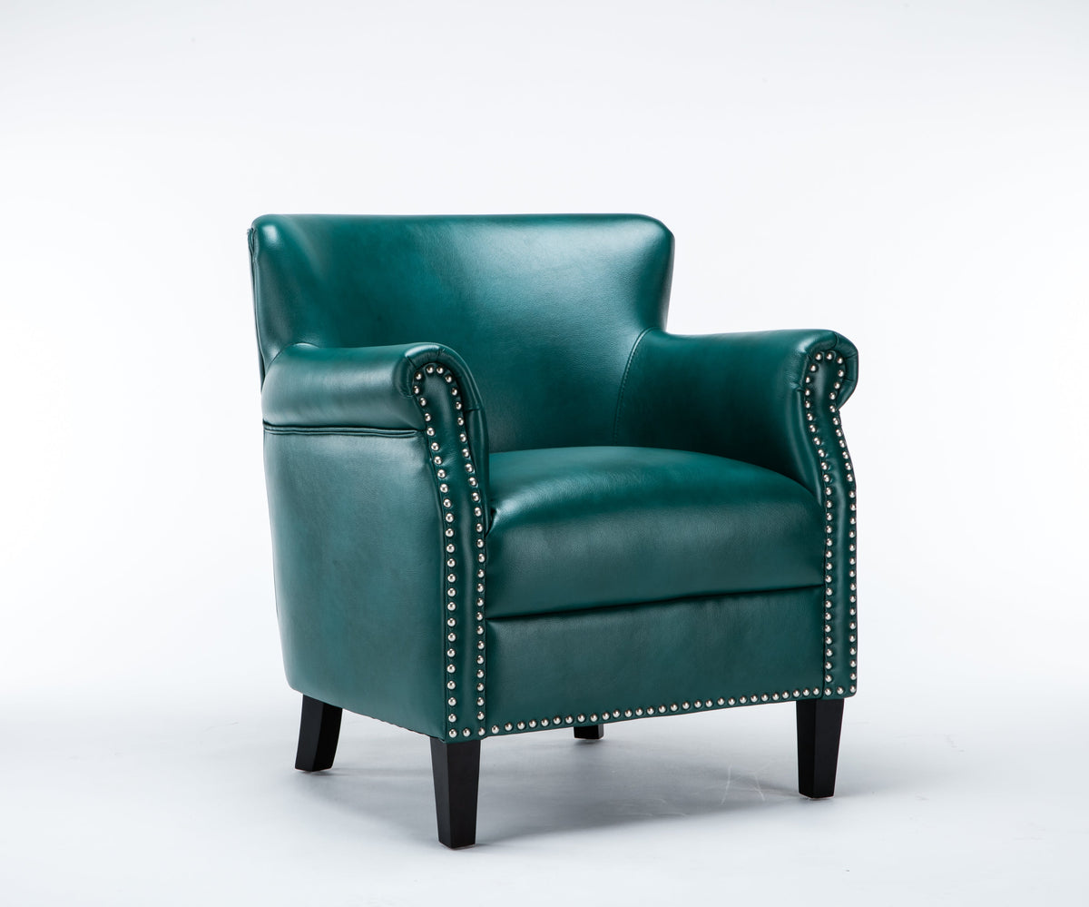 Hadley Navy Blue Club Chair