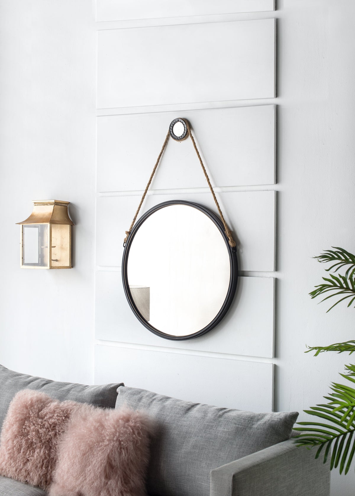 29.5" Hanging Round Mirror