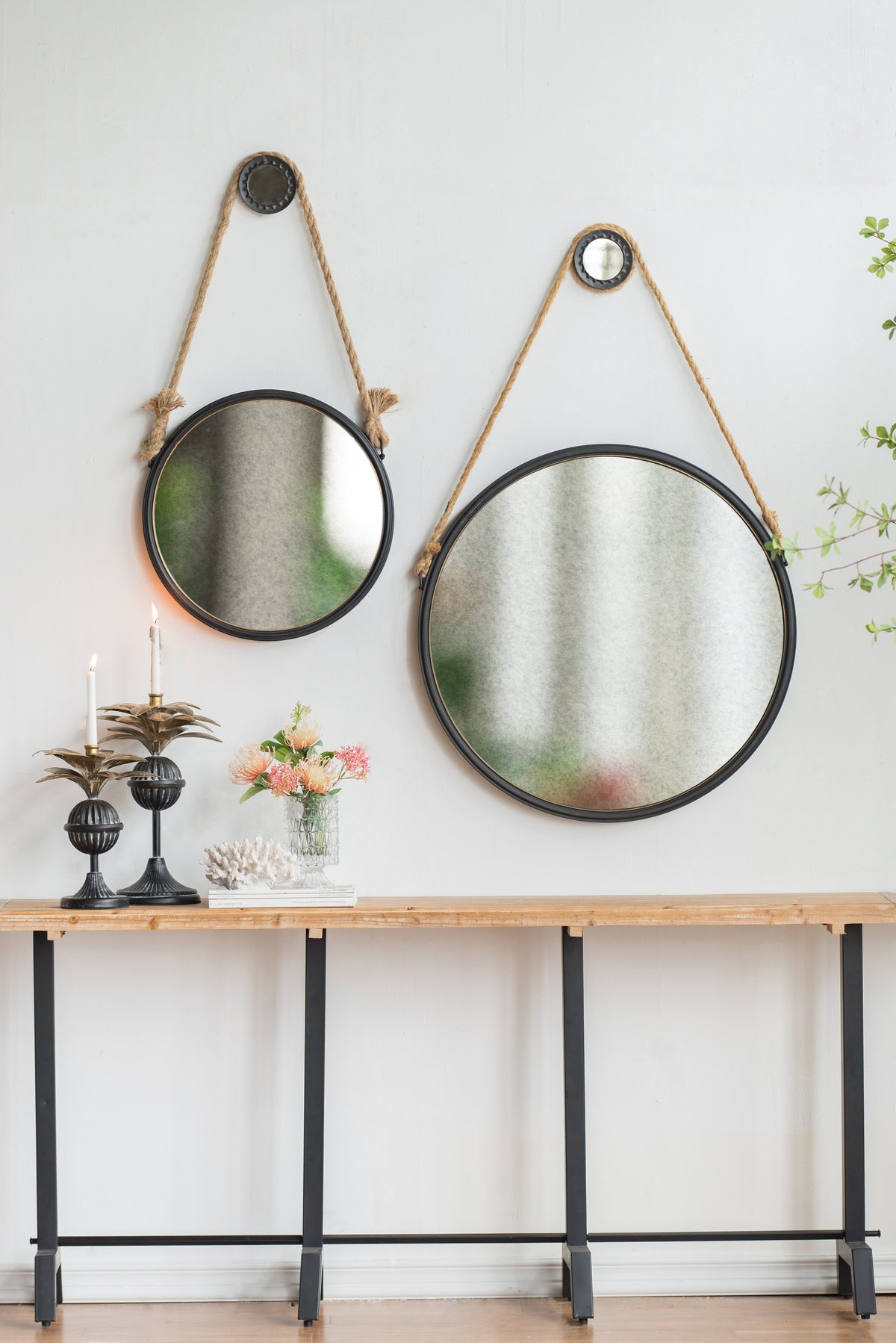 29.5" Hanging Round Mirror