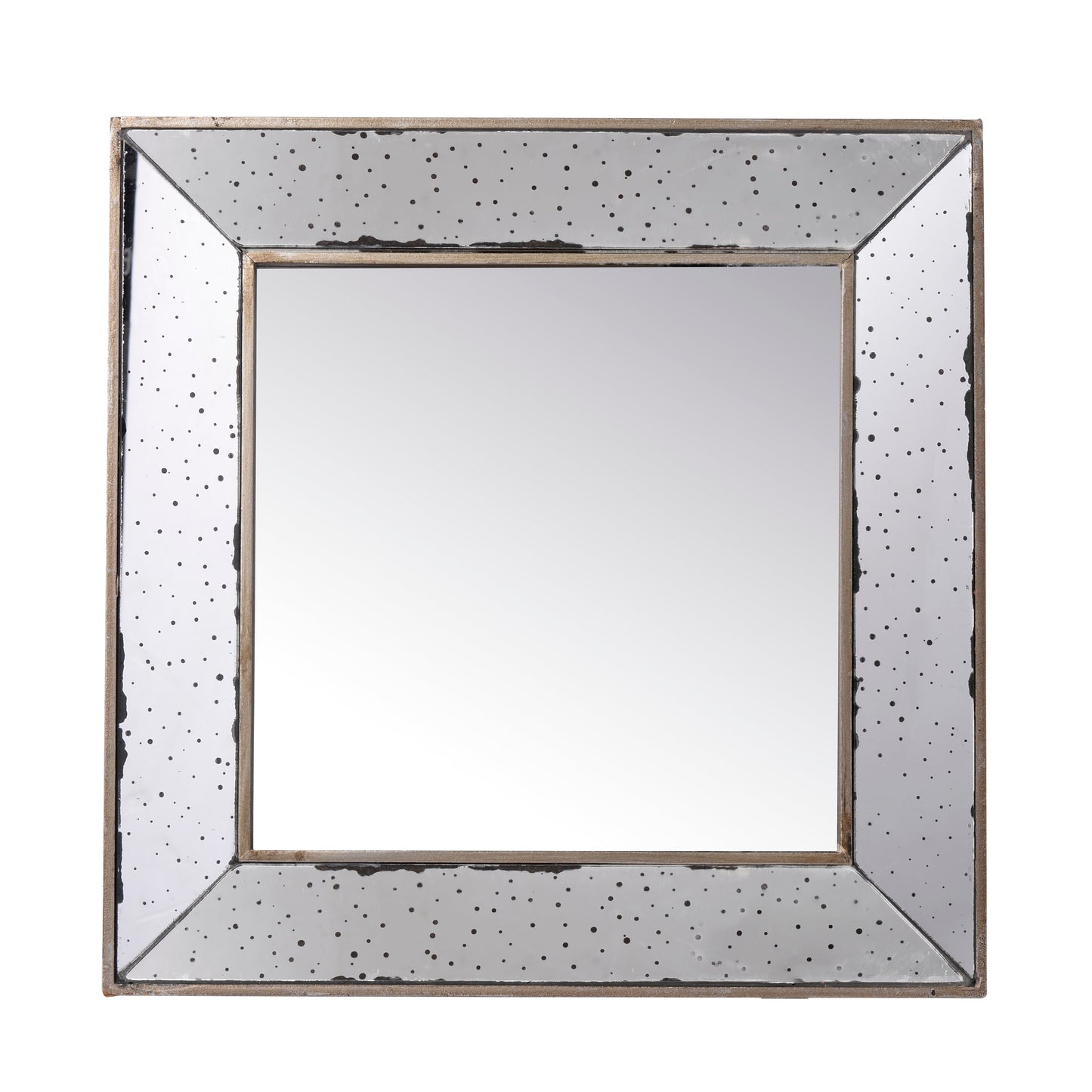 18" x 18" Distressed Bathroom Mirror