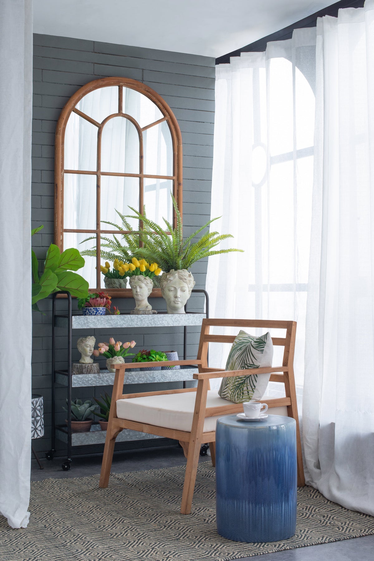 34x54" Large Arched Accent Mirror